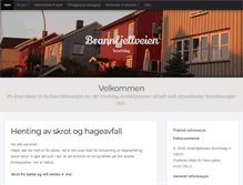 Tablet Screenshot of brannfjellveien.no